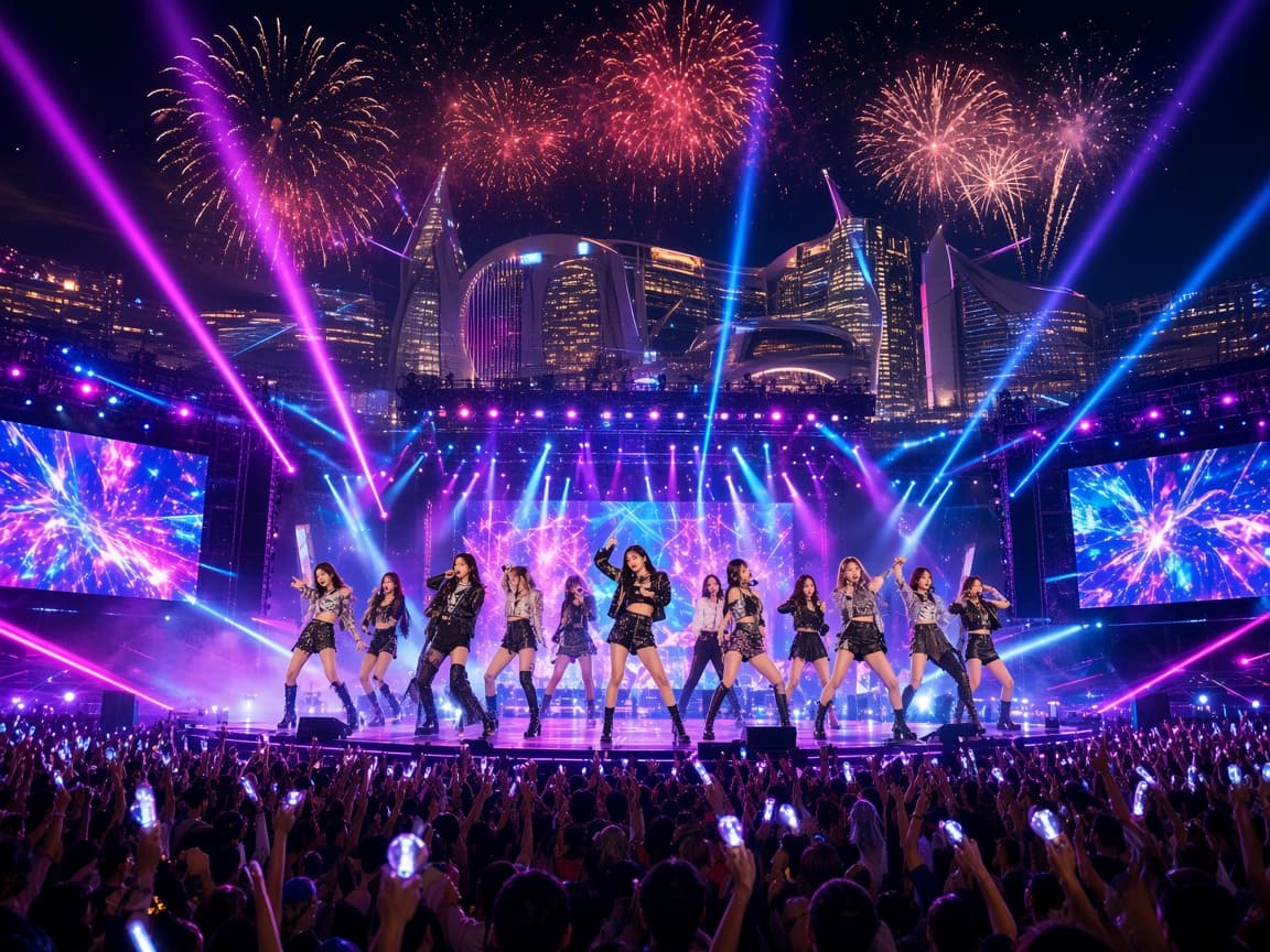 ドバイ万博会場でのK-POPコンサート